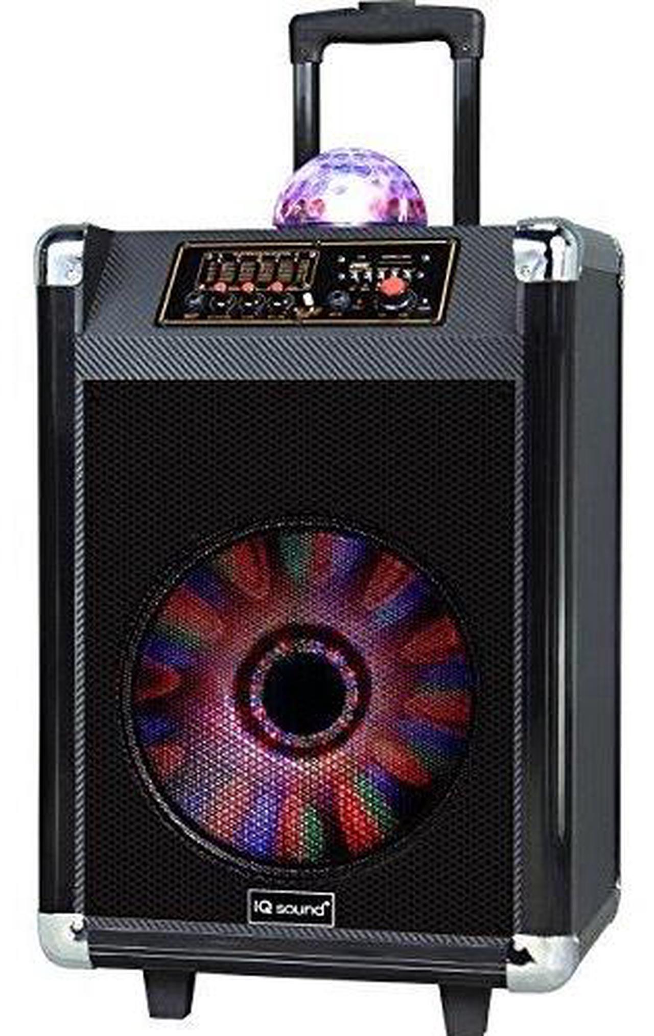 Alt view image 7 of 8 - Supersonic - IQ-3612DJBTBLK - Supersonic Speaker System - 30 W RMS - Wireless Speaker(s) - Portable - Battery