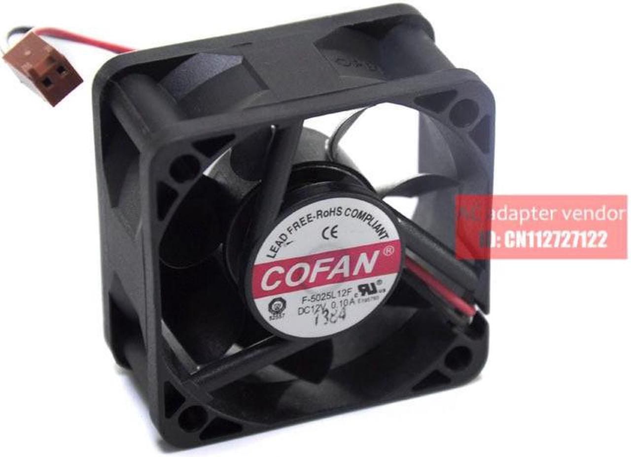 Alt view image 2 of 5 - New  COFAN F-5025L 12F DC12V 0.10A 5CM fan 50 * 50 * 25MM