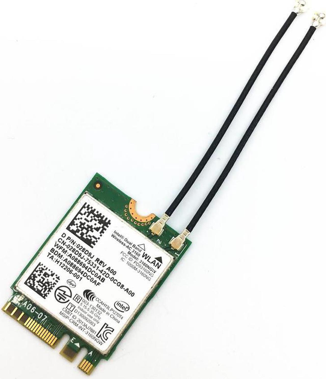 Alt view image 5 of 6 - M.2(NGFF) WIFI WLAN Card Module to Mini PCI-E Express Adapter Converter& IPEX MHF4 to IPEX U.FL Antennas set