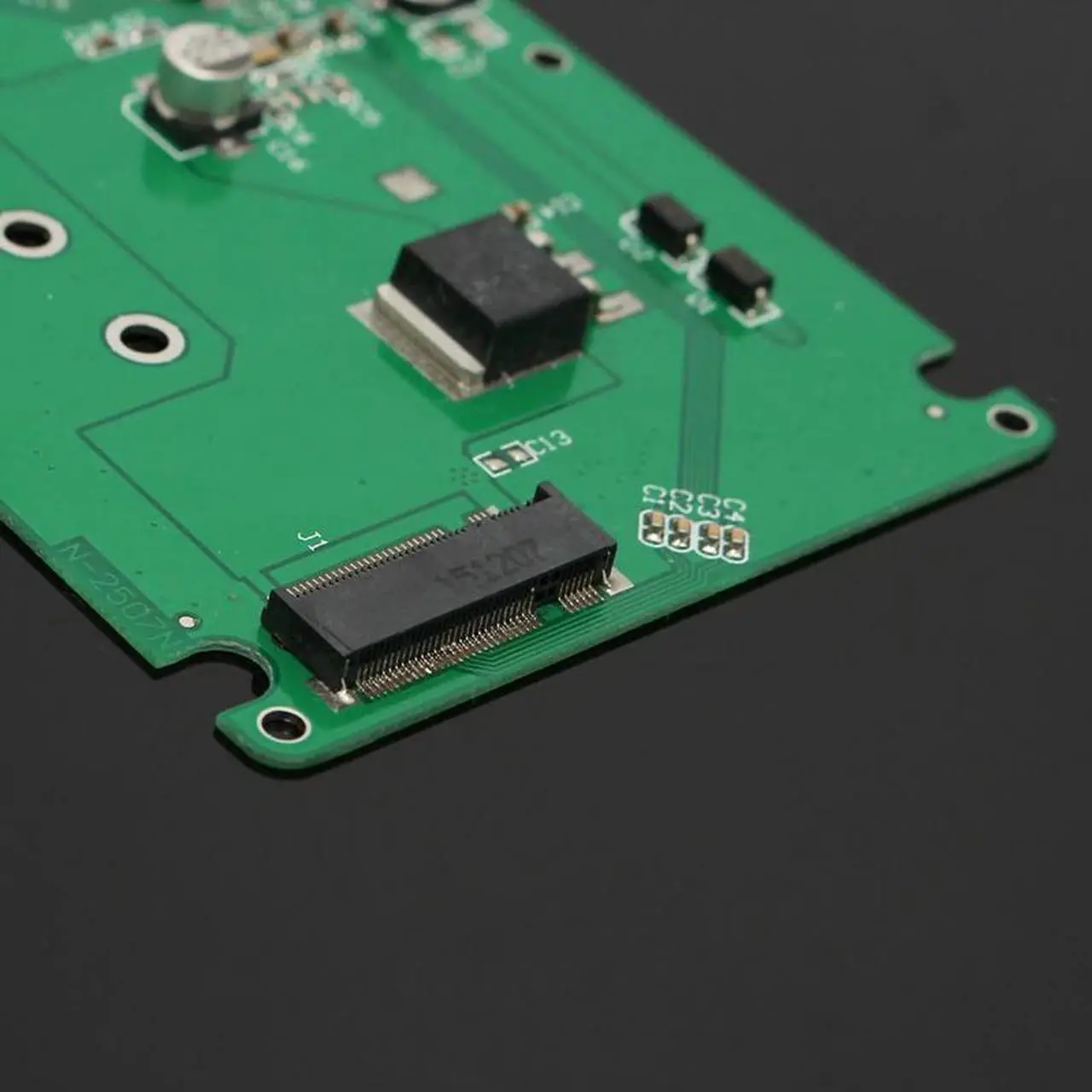Alt view image 5 of 6 - 44 Pin M.2 NGFF SATA SSD to 2.5 IDE SATA SSD Converter SATA Adapter Card IDE Adaptor Convertor B+M Key