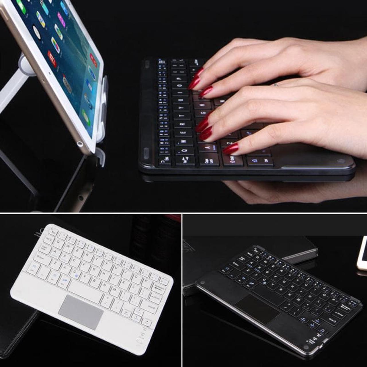 Alt view image 6 of 6 - 7 inch Universal Android Windows Tablet Wireless Bluetooth keyboard with Touchpad