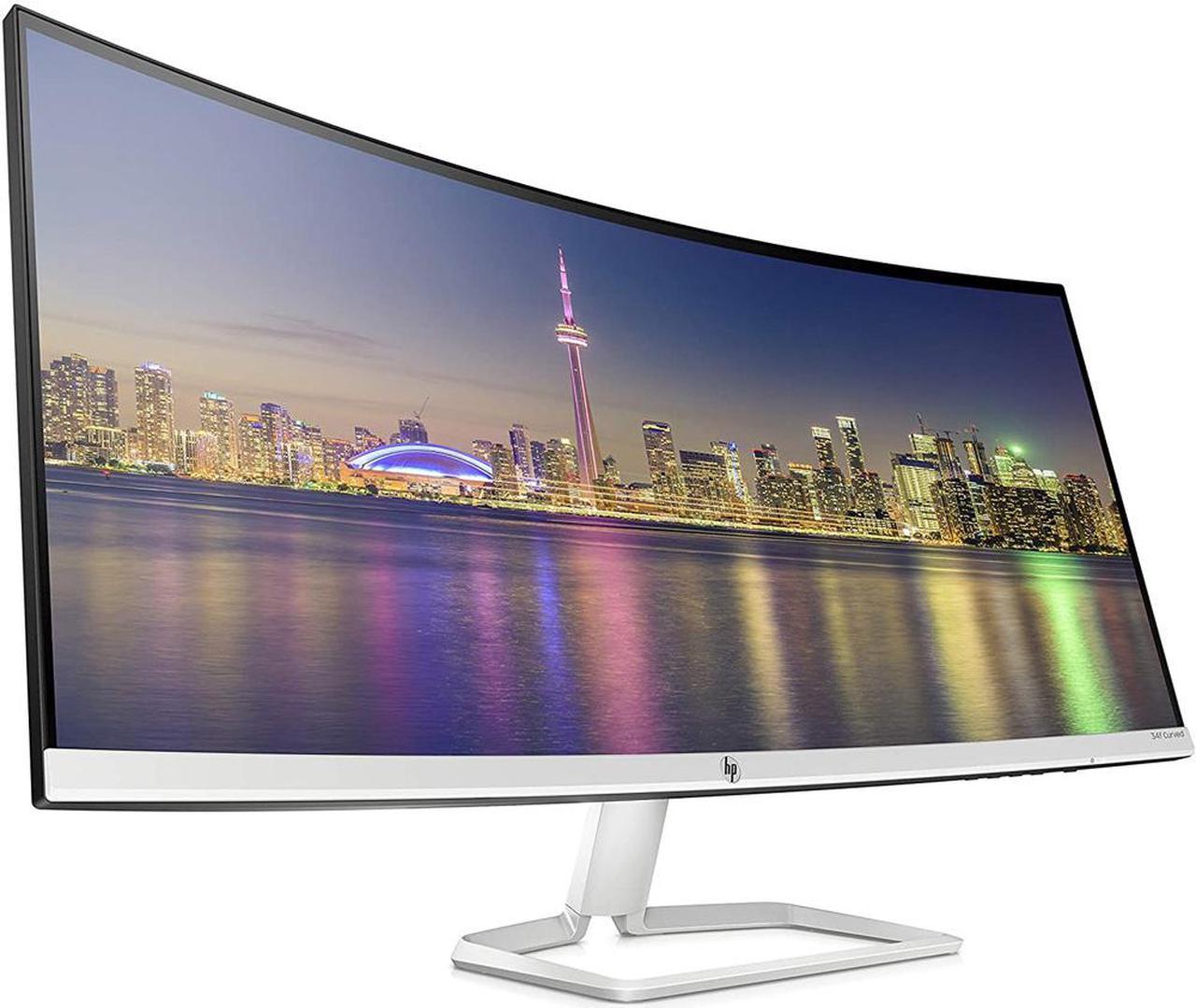 HP 34f 6JM50AA#ABA 34" WQHD 3440 x 1440 (2K) 60 Hz IPS Curved Monitor