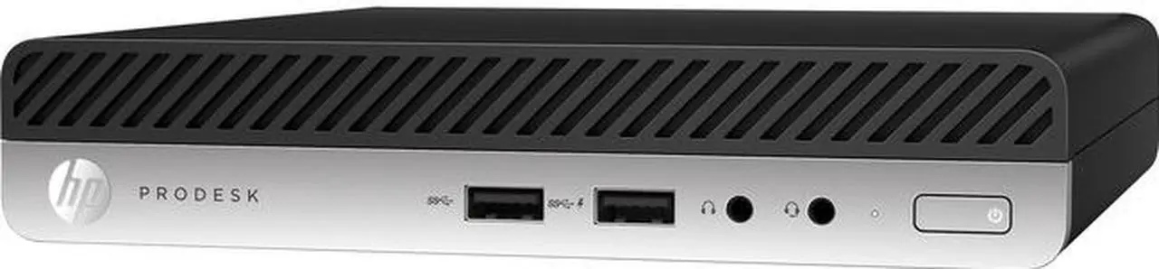 Alt view image 2 of 7 - HP ProDesk 400 G4 Mini Desktop Computer, Intel Six-Core i5-8500T, 8GB RAM, 256GB SSD, Windows 10 Pro (Renewed)