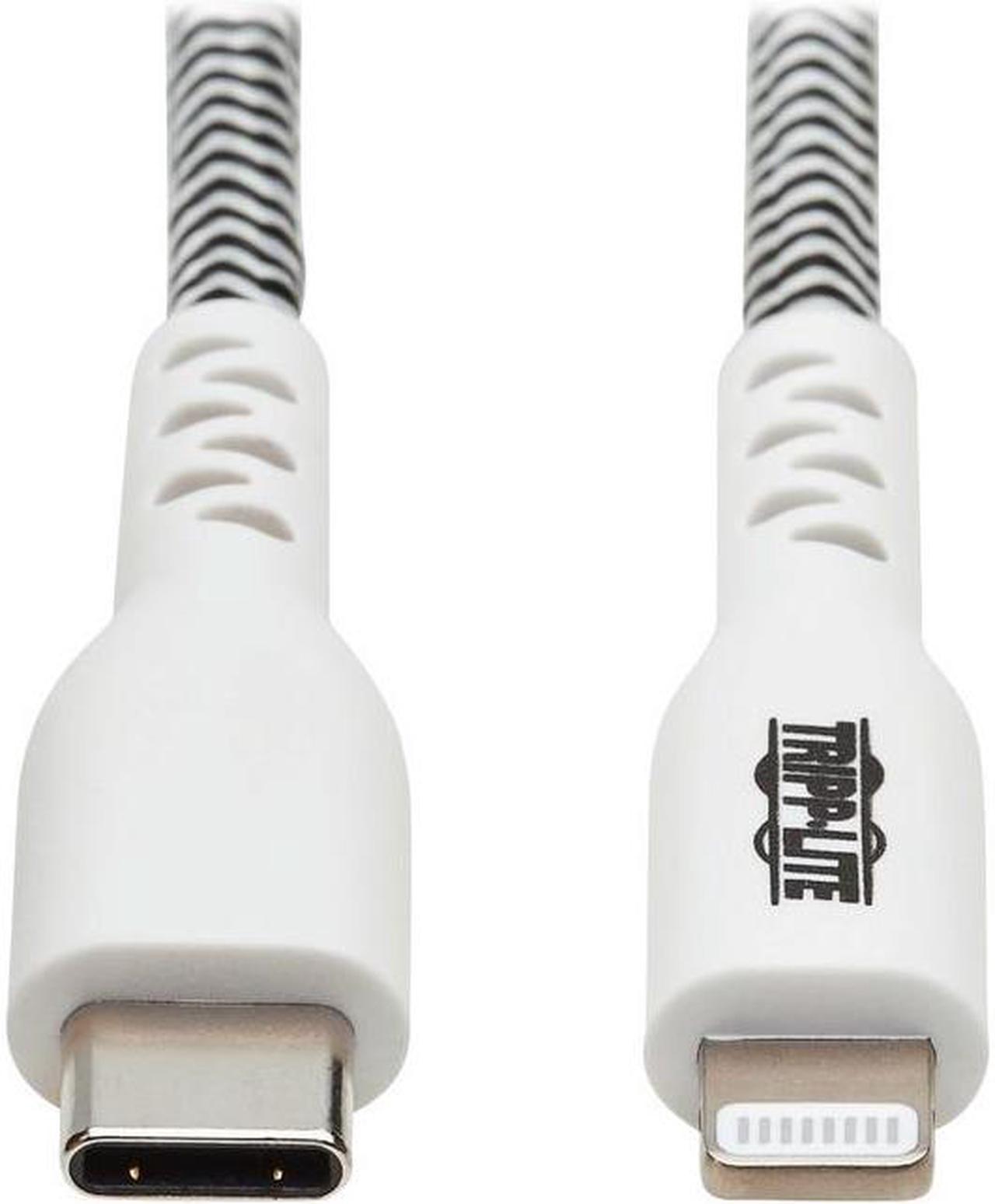 Tripp Lite M102-003-HD Heavy-Duty USB-C to Lightning Cable M/M 3 ft. M102003HD