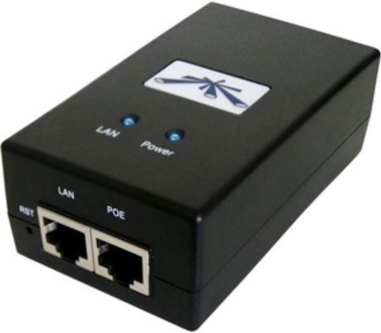 Ubiquiti 24W PoE Adapter with Surge and Clamping Protection Peak Pulse Current Gigabit LAN Port (POE-24-AF5X)