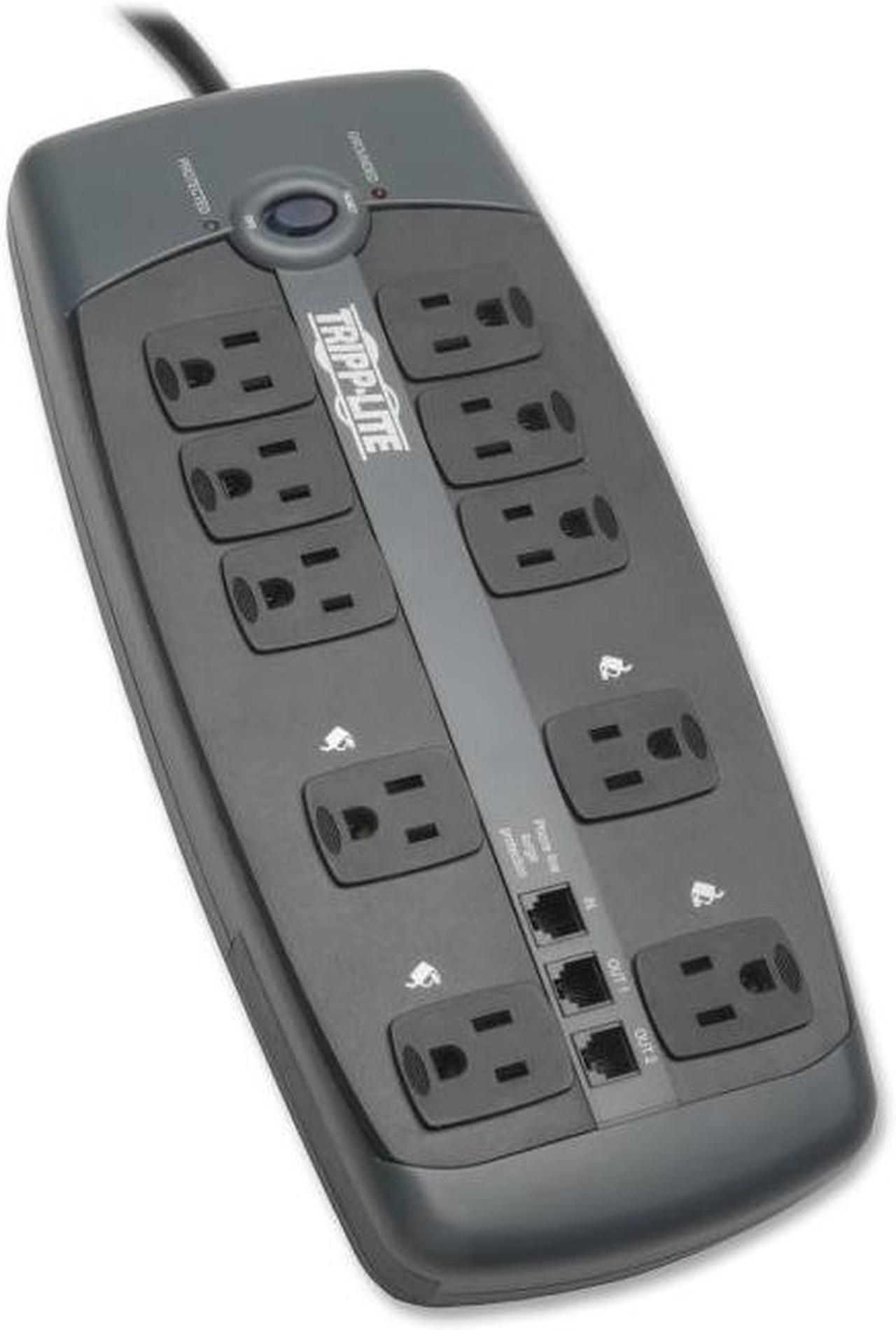 Tripp Lite TLP1008TEL 8ft. 10 Outlets 2395 Joules Protect It! Surge Suppressor