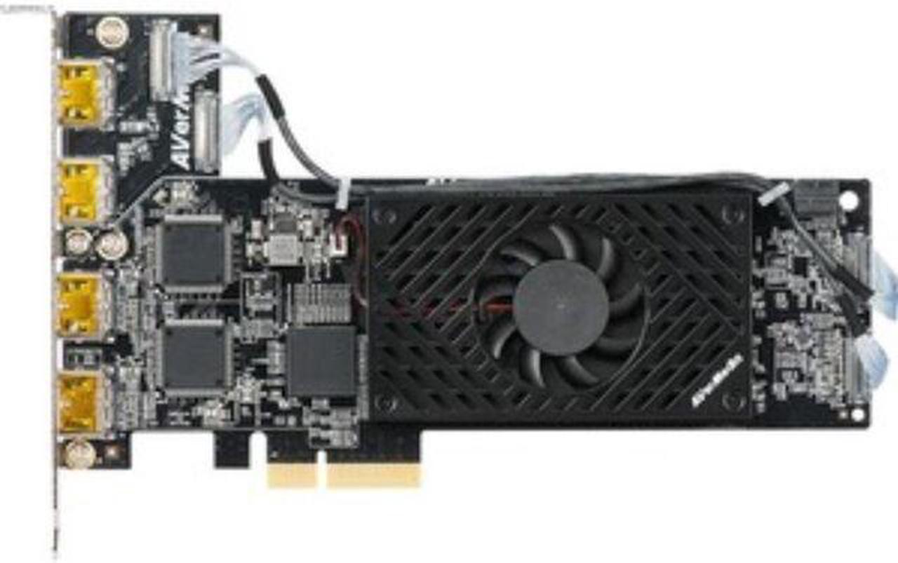 Alt view image 6 of 6 - AVerMedia 1080p60 HDMI 4-Channel PCIe Video Capture Card w/Low Profile (CL314H1)