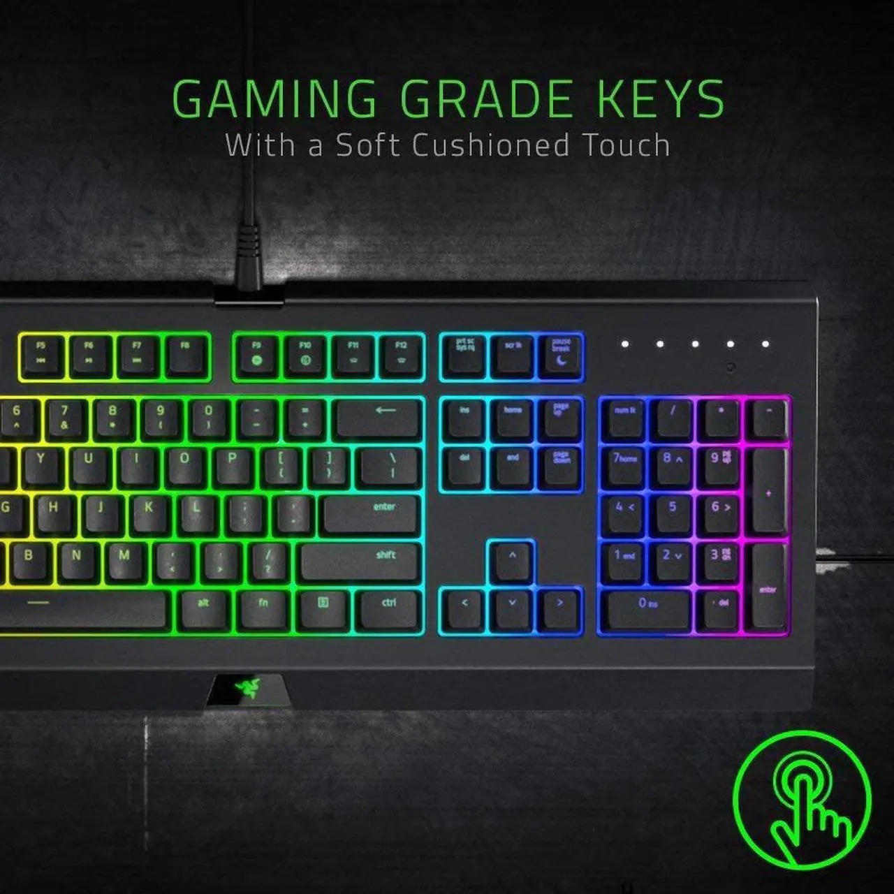 Alt view image 18 of 20 - Razer RZ03-02260200-R3U1 Cynosa Chroma Gaming Keyboard
