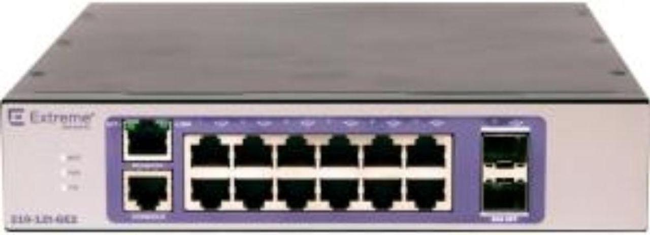 Alt view image 8 of 13 - Extreme Networks - 16566 - Extreme Networks 210-12t-GE2 Ethernet Switch - 12 Ports - Manageable - 3 Layer Supported -