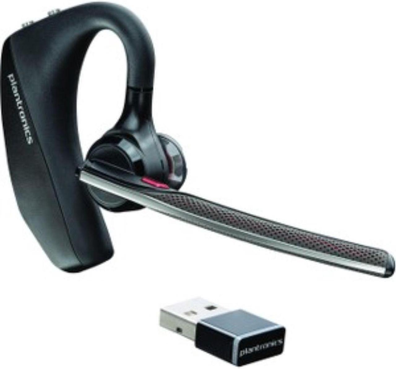 Alt view image 2 of 11 - Plantronics Voyager 5200 UC Earset - Wireless - Bluetooth - 98.4 ft6.80 kHz - Earbud, Over-the-ear - Monaural - In-ear - Noise Reduction, Echo Cancelling Microphone - Noise Canceling