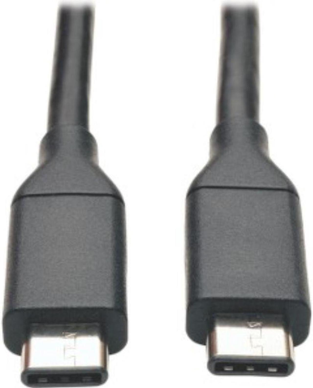 Alt view image 5 of 9 - Tripp Lite U420-003 Black USB 3.1 Gen 1 (5 Gbps) Cable, USB Type-C (USB-C)