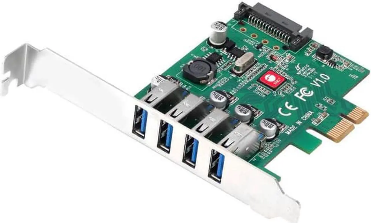 Alt view image 10 of 10 - Siig Dp Usb 3.0 4-Port Pcie Host Card