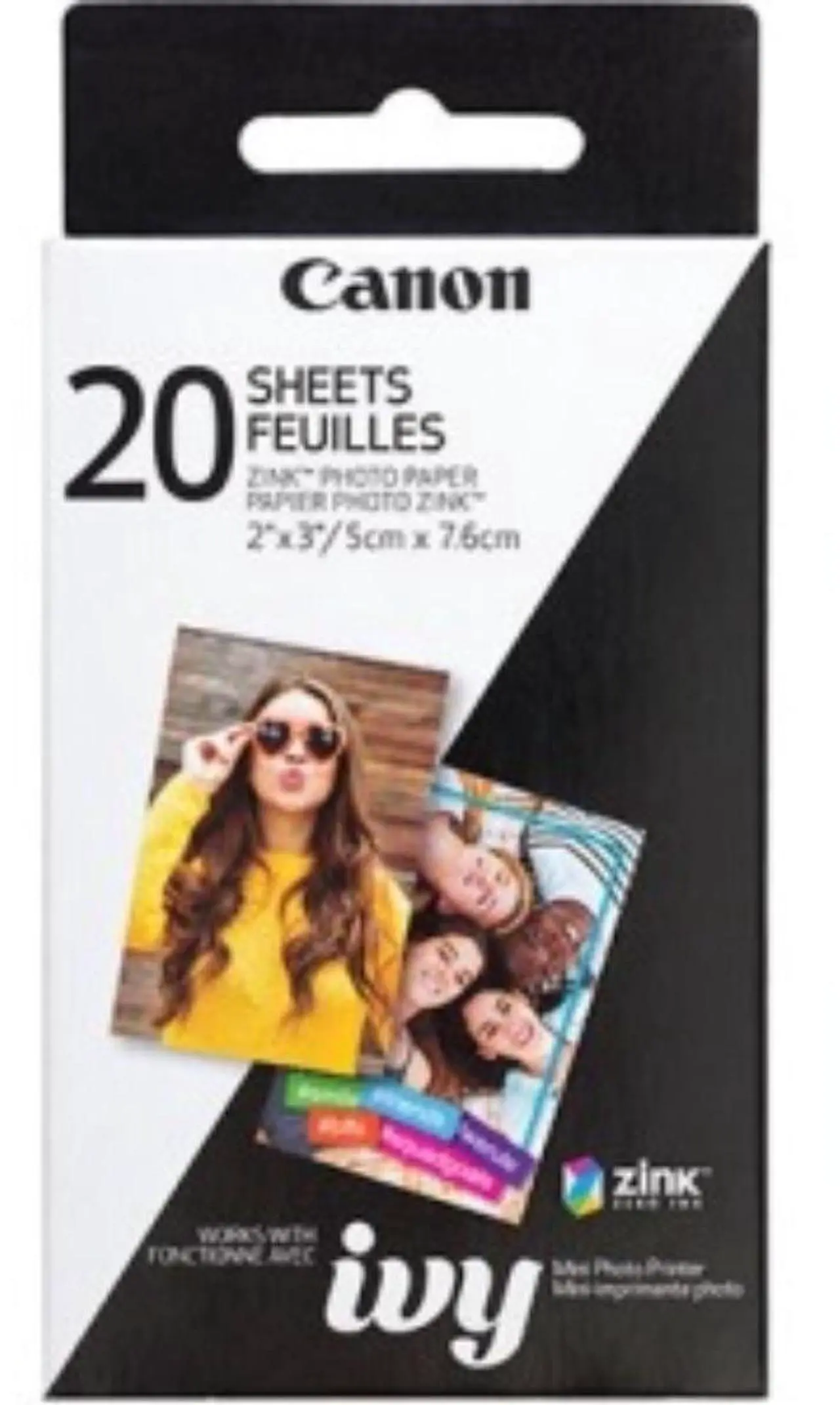 Alt view image 6 of 9 - CANON ZINK PHOTO PAPER PACK (20 SHEETS)