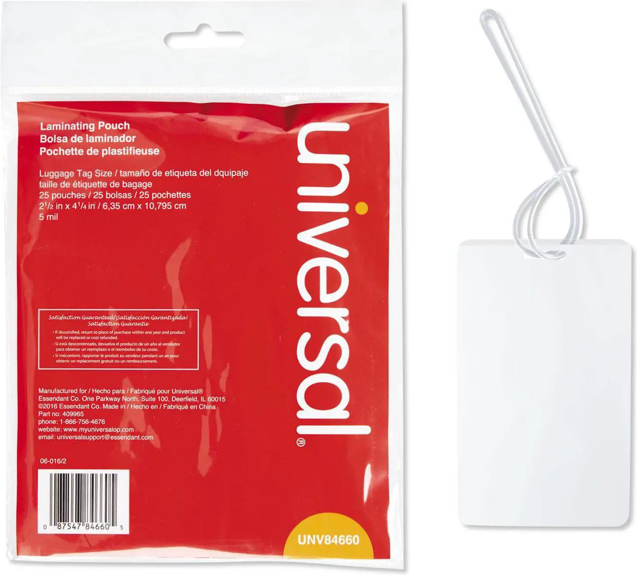 Alt view image 2 of 2 - Universal Laminating Pouches - UNV84660