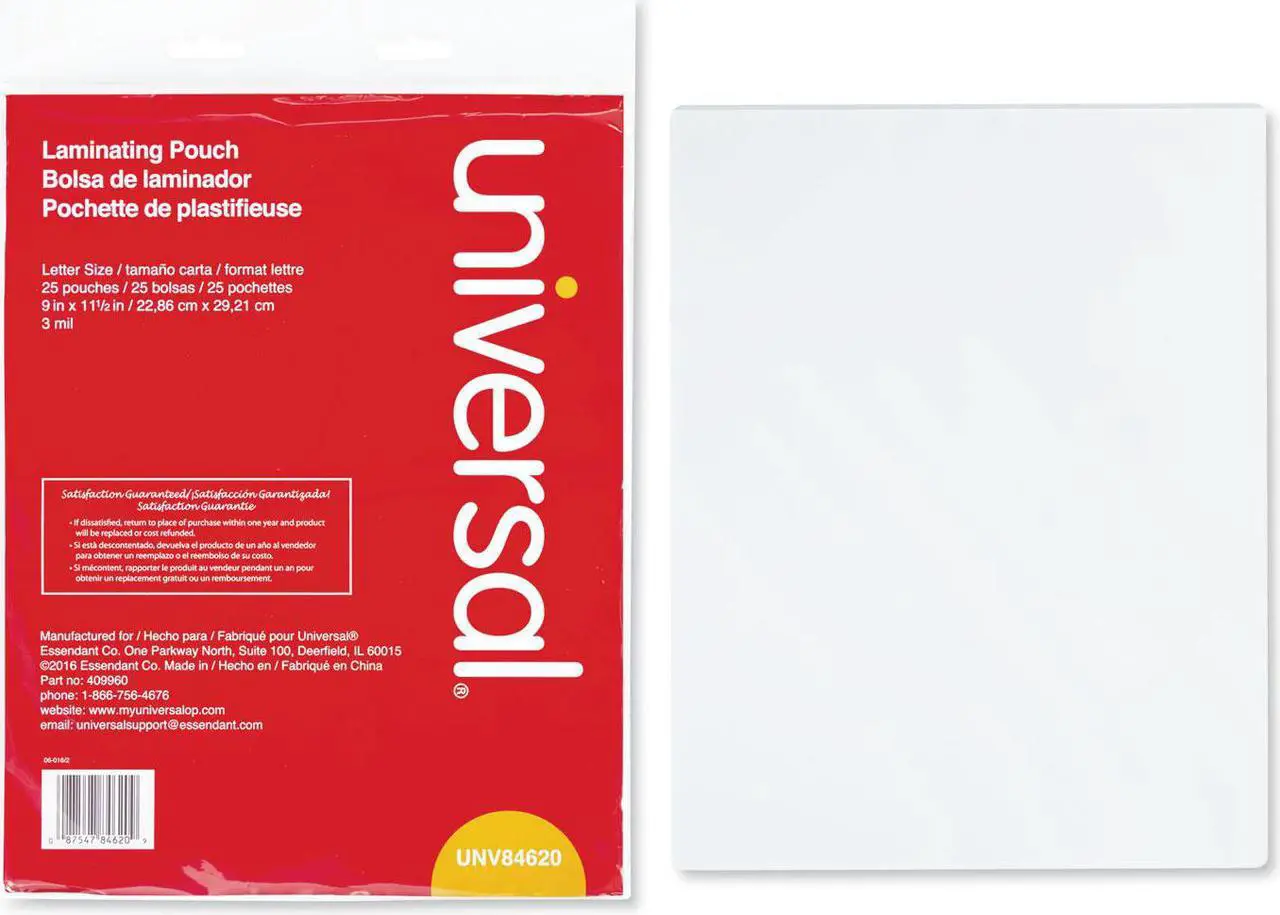 Alt view image 2 of 5 - Universal Laminating Pouches - UNV84620