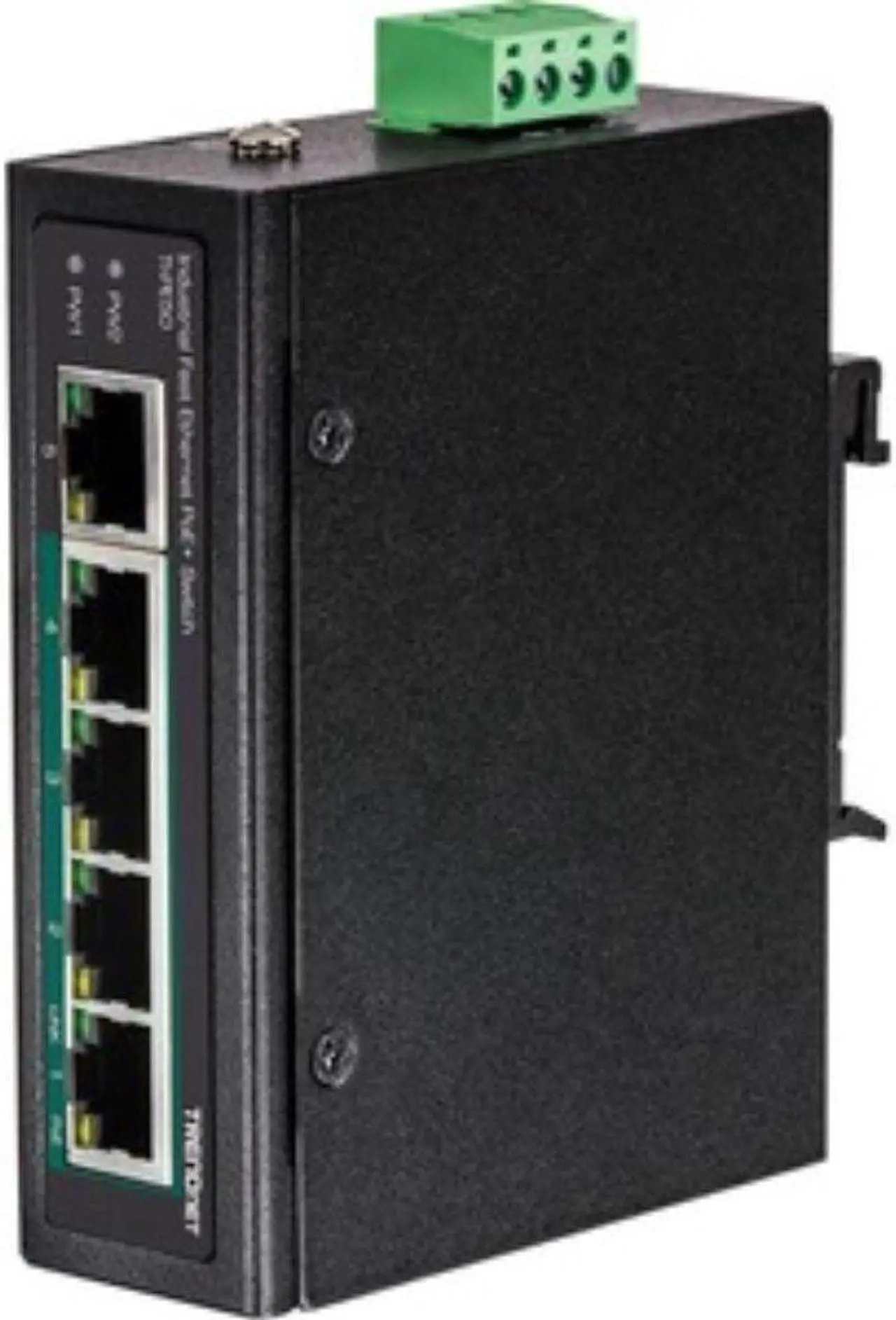 Alt view image 12 of 19 - TRENDnet 5-Port Industrial Fast Ethernet DIN-Rail Switch, 4 x Fast Ethernet PoE+ Ports, 1 x Fast Ethernet Port, 90W PoE Power Budget, DIN-Rail, IP30 Rated, Black, TI-PE50