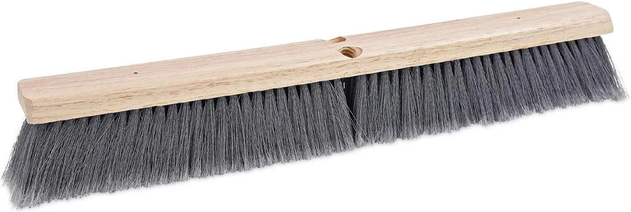 Alt view image 11 of 16 - Boardwalk Floor Brush Head 3" Gray Flagged Polypropylene 24" 20424