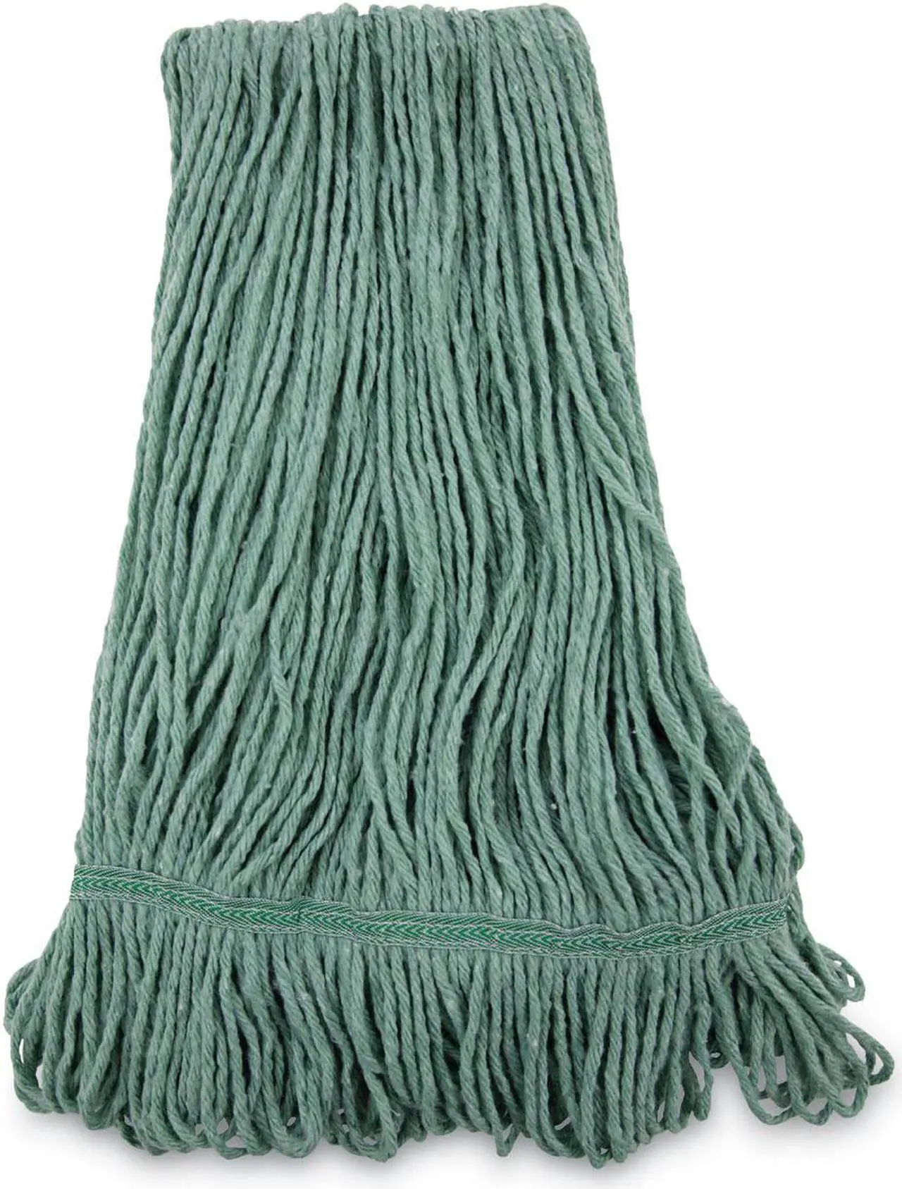 Alt view image 4 of 11 - Boardwalk Mop Head Premium Standard Head Cotton/Rayon Fiber Medium Green 502GNNB