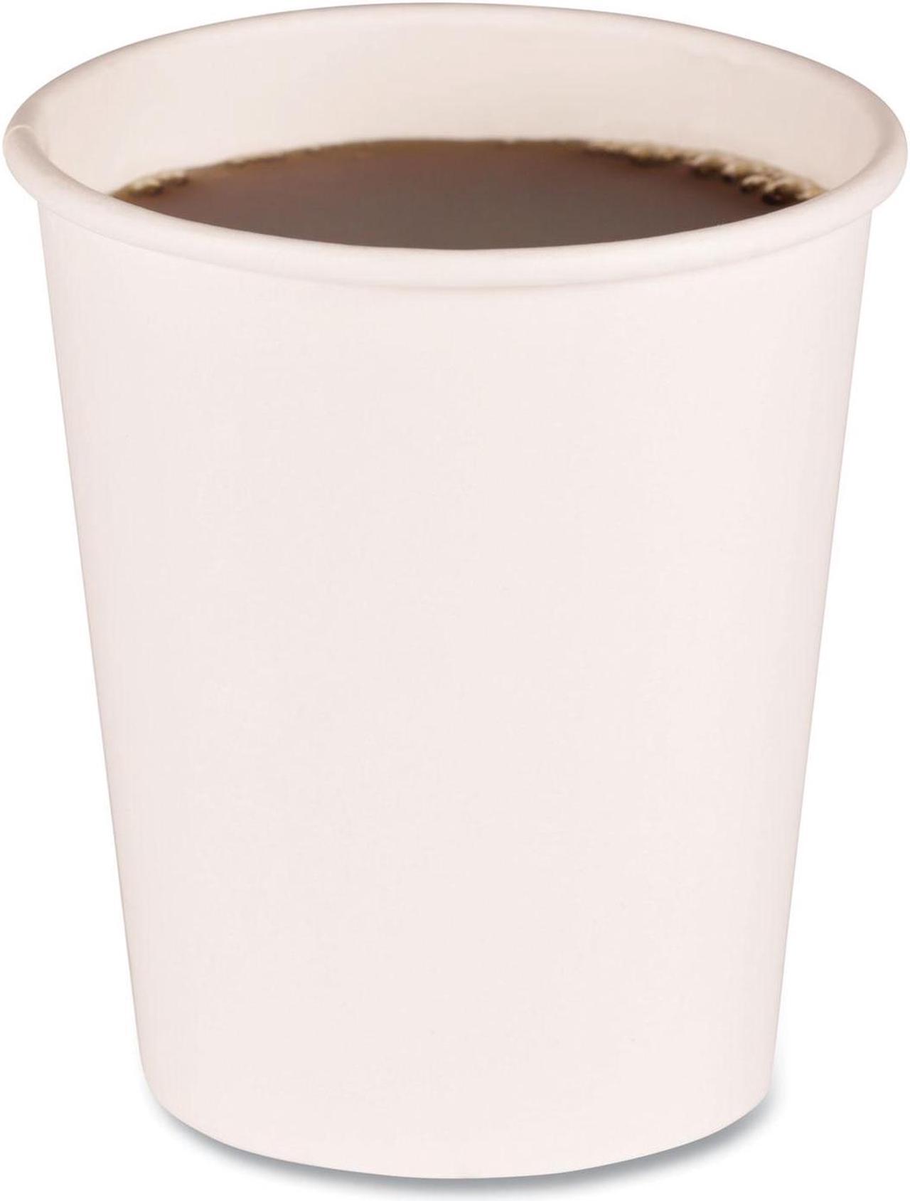Alt view image 3 of 7 - Boardwalk WHT8HCUP Paper Hot Cups, 8 oz, White, 1000/Carton