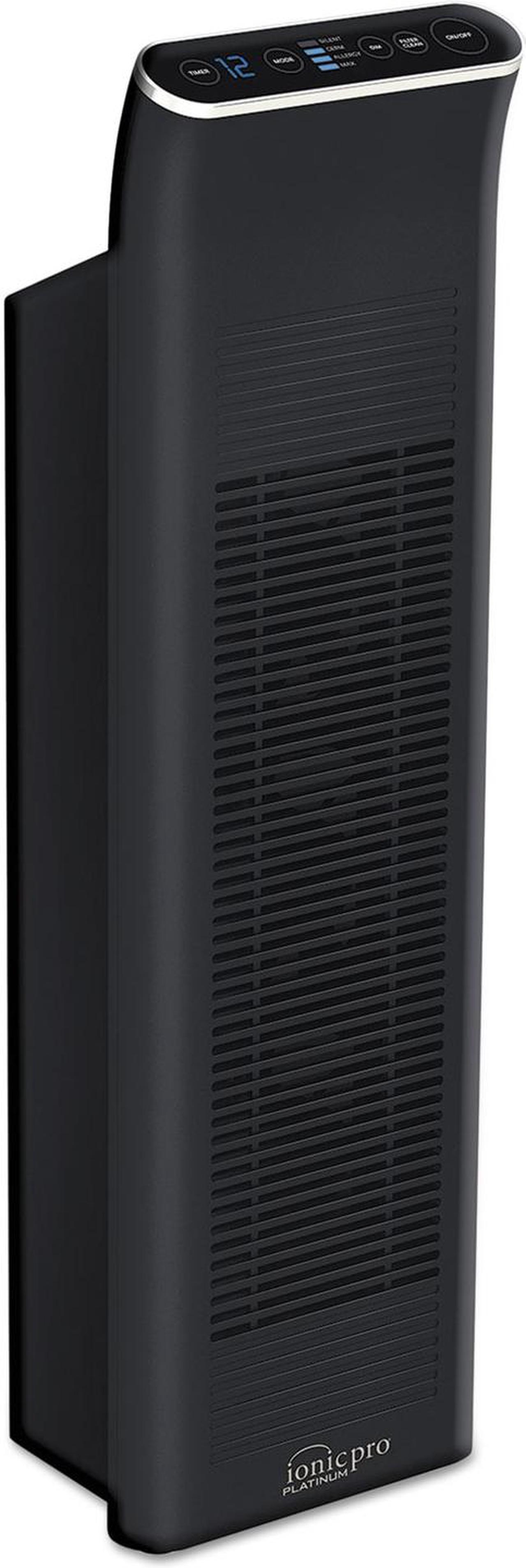 Alt view image 2 of 9 - envion by boneco - ionic pro platinum - negative ion air purifier tower - truly silent operation - high performing unique no fi