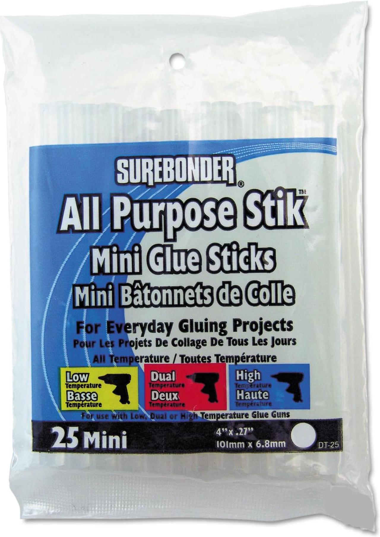 Alt view image 5 of 8 - All-Purpose Stik Mini Glue Sticks-.28"X4" 25/Pkg