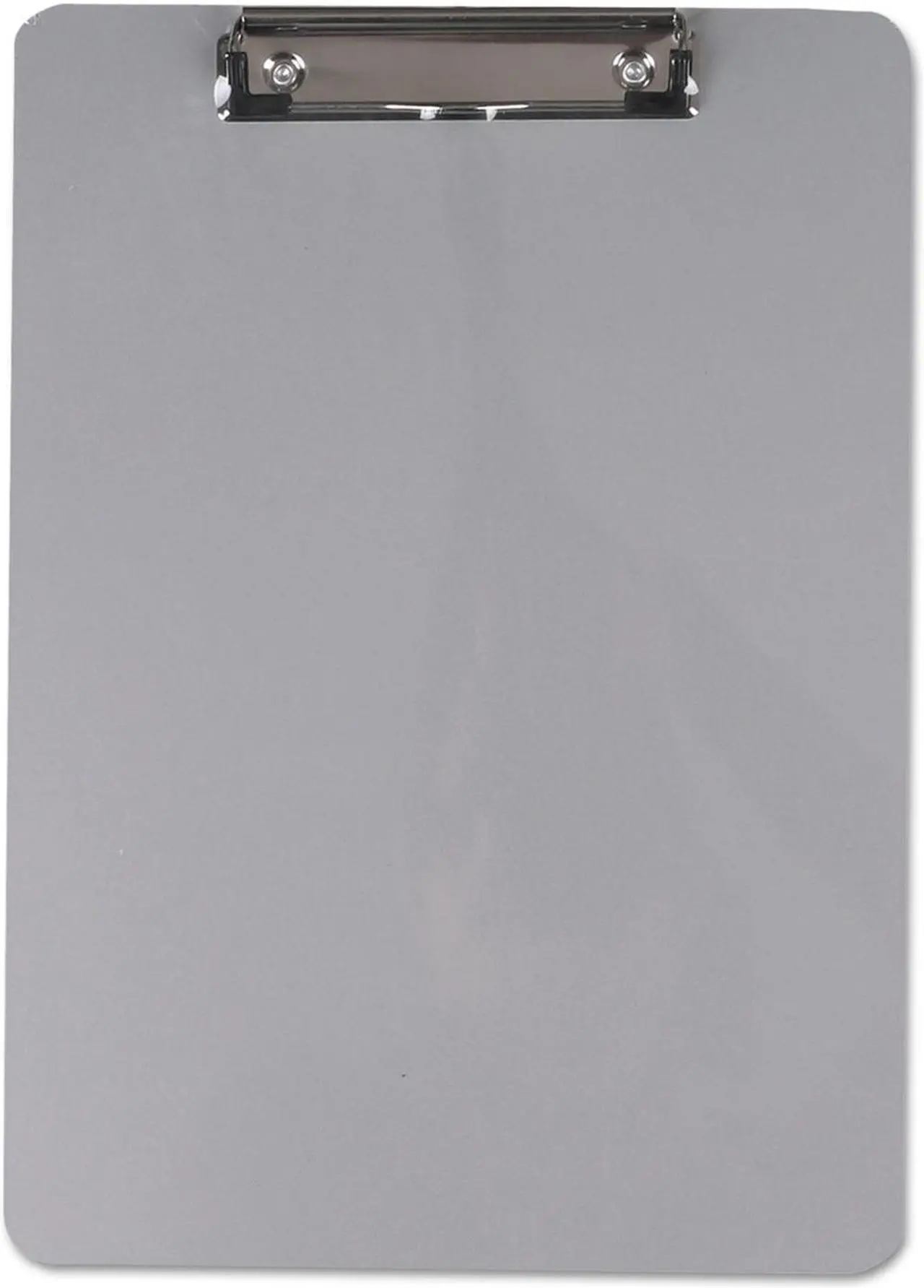 Alt view image 3 of 10 - Universal 40301 Aluminum Clipboard With Low Profile Clip, 1/2 Inch Capacity, 8 X 11 1/2 Sheets