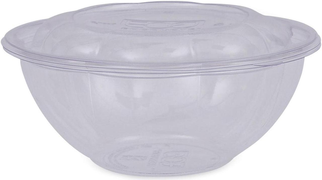 Alt view image 2 of 2 - Eco-Products Renewable & Compostable Salad Bowls w/ Lids - 24oz. 50/PK 3 PK/CT
