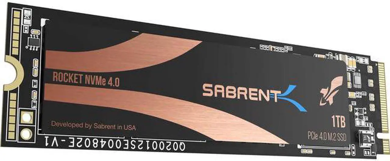 Alt view image 12 of 12 - SABRENT 1TB Rocket NVMe 4.0 Gen4 PCIe M.2 Internal SSD Extreme Performance Solid State Drive (SB-ROCKET-NVMe4-1TB)