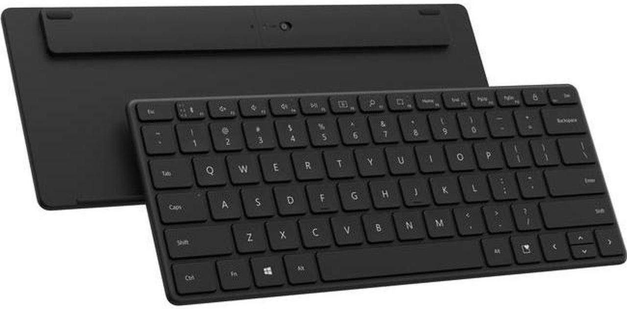 Alt view image 2 of 4 - Microsoft Designer Compact Keyboard - Matte Black. Standalone Wireless Bluetooth Keyboard. Compatible with Bluetooth Enabled PCs/Mac