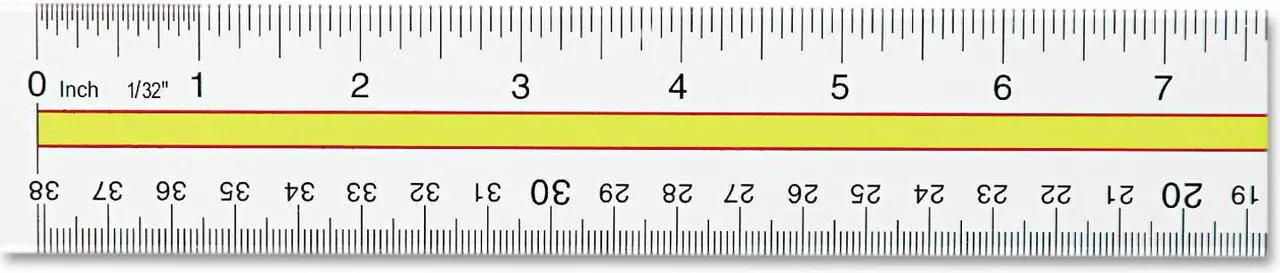 Alt view image 4 of 7 - Westcott Acrylic Data Highlight Reading Ruler With Tinted Guide 15" Clear 10580