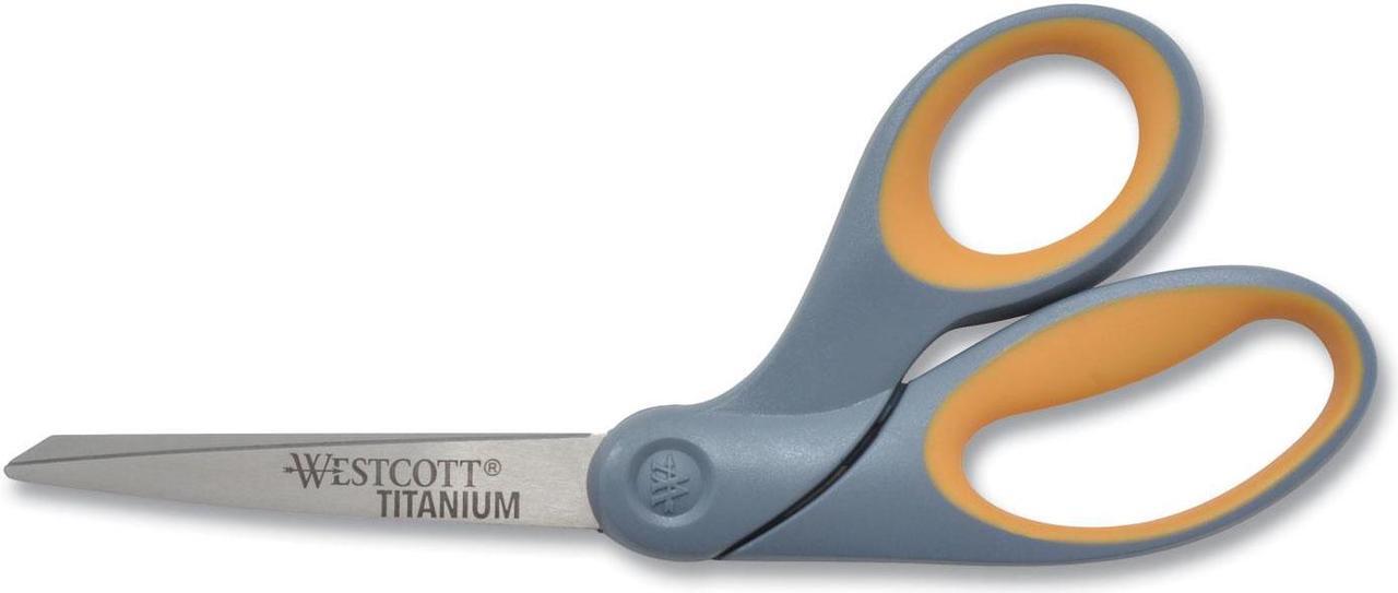 Alt view image 12 of 14 - Westcott Titanium Bonded Scissors 8" Bent 13731