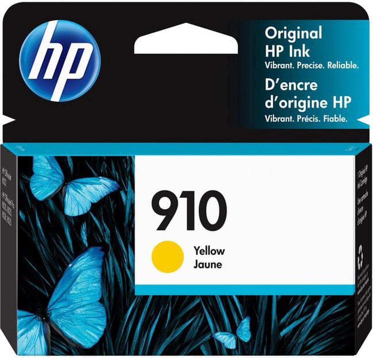 HP 910 (3YL60AN) Ink Cartridge, 315 Page Yield, Yellow