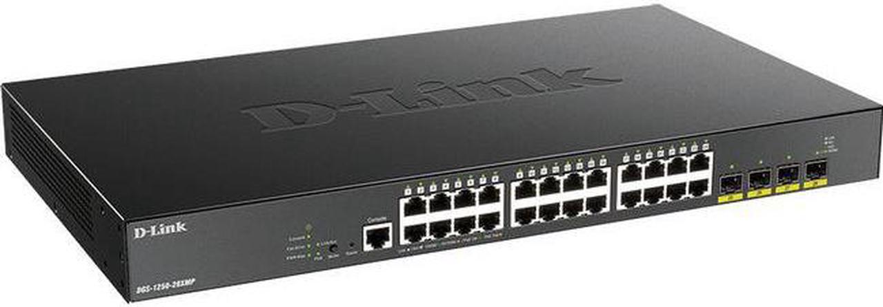 D-Link 28-Port 10-Gigabit Smart Managed PoE Switch DGS125028XMP6KV