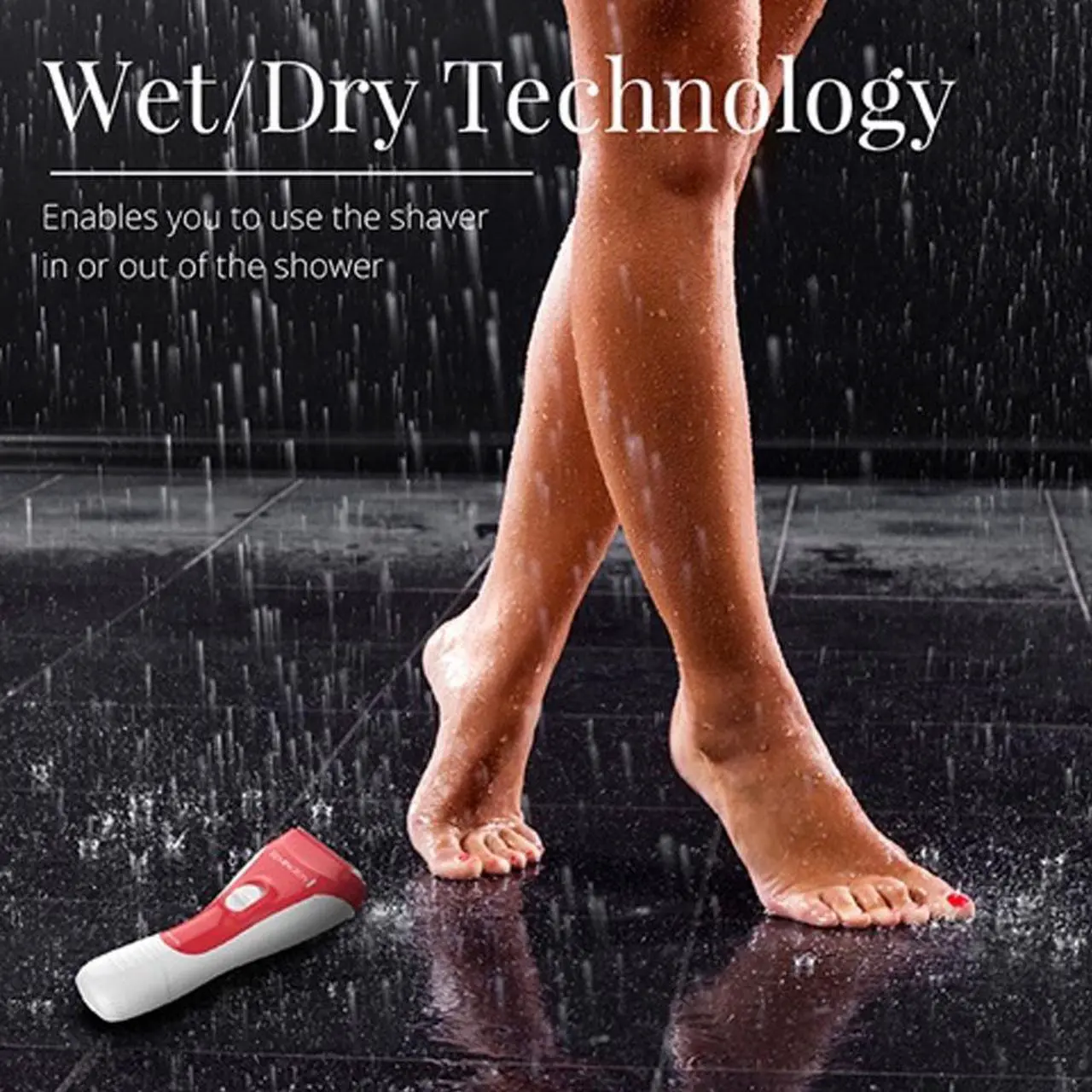 Alt view image 7 of 7 - Remington Smooth & Silky Battery Operated Lady Shaver (Colors Vary)