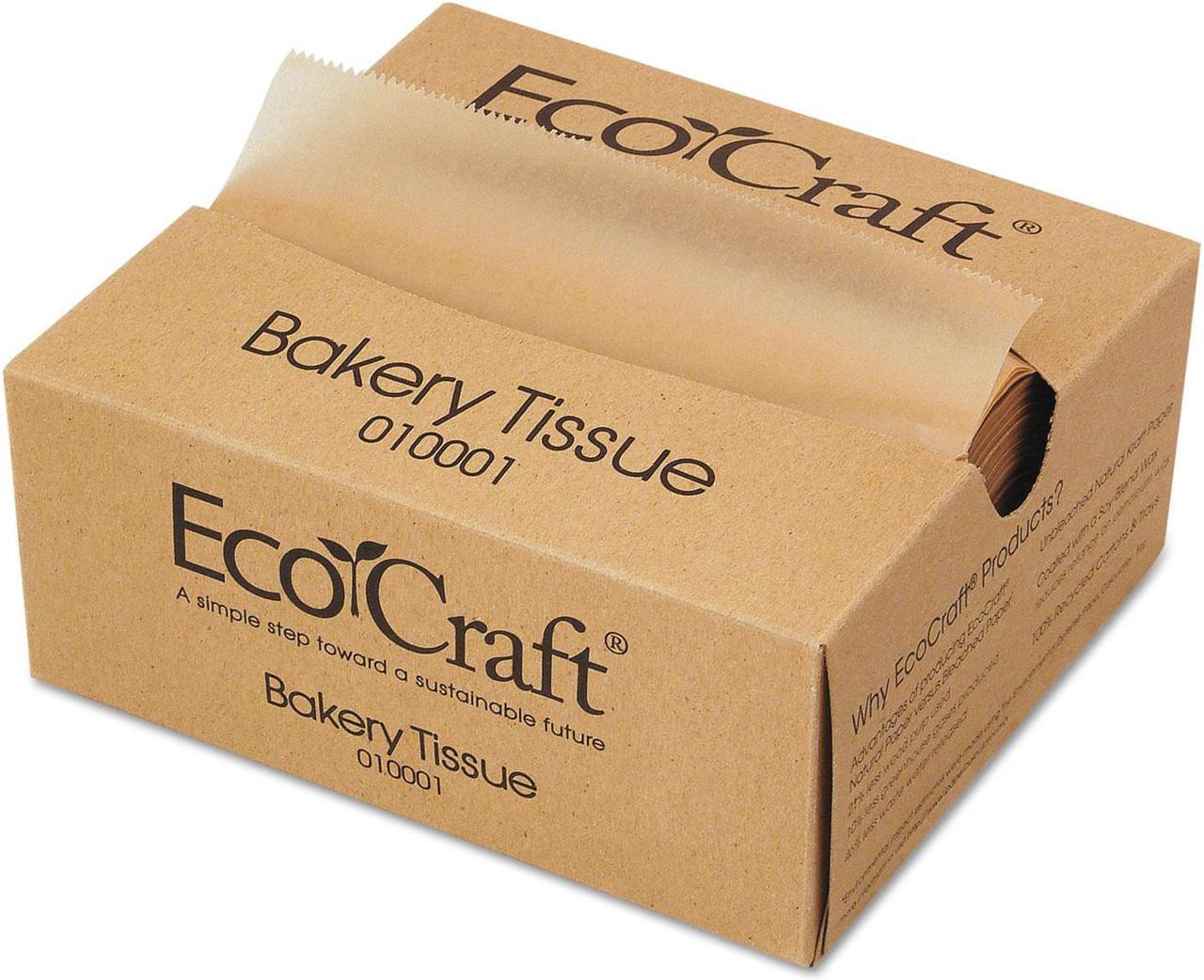 Main image of EcoCraft Interfolded Dry Wax Deli Sheets 6 x 10 3/4 Natural1000/Box 10 Bx/Ct BGC010001