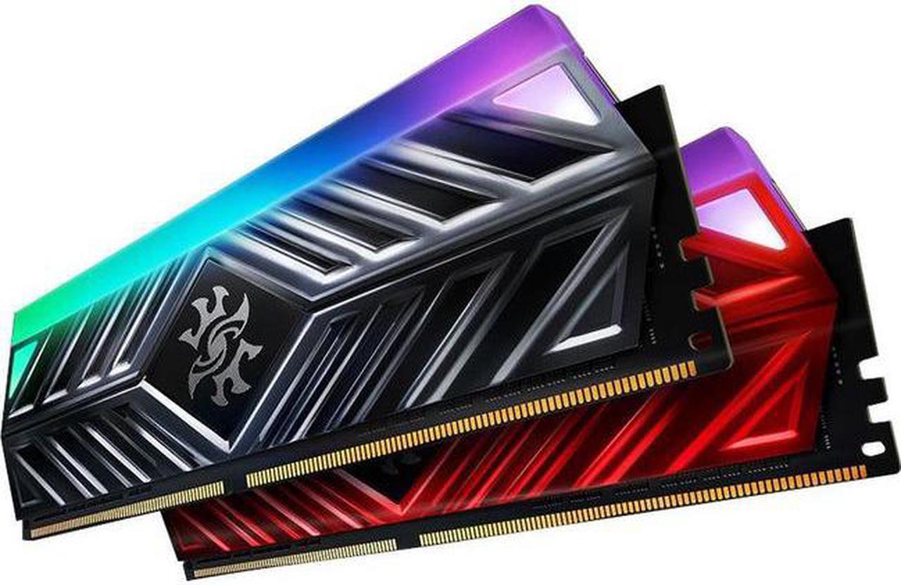 Alt view image 9 of 14 - XPG SPECTRIX D41 RGB Desktop Memory: 16GB (2x8GB) DDR4 3200MHz CL16 Tungsten Grey