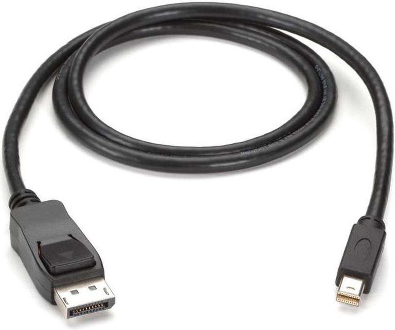 Alt view image 3 of 4 - Black Box - DisplayPort cable - Mini DisplayPort male to DisplayPort male - 15 ft black