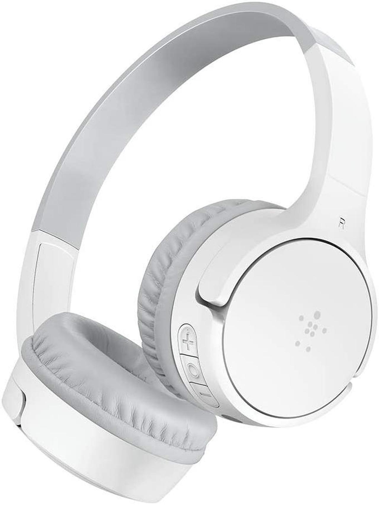 Belkin SoundForm Kids Wireless Headphones with Built in Microphone White