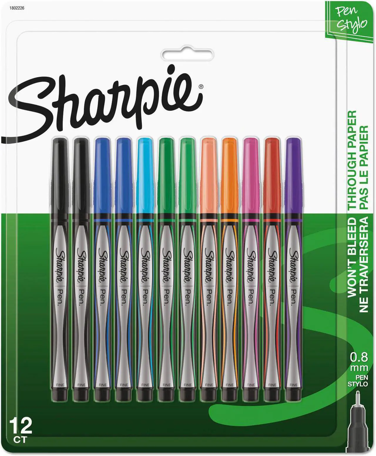 Alt view image 6 of 13 - Sanford 1802226 Sharpie Pen Stylo Fine
