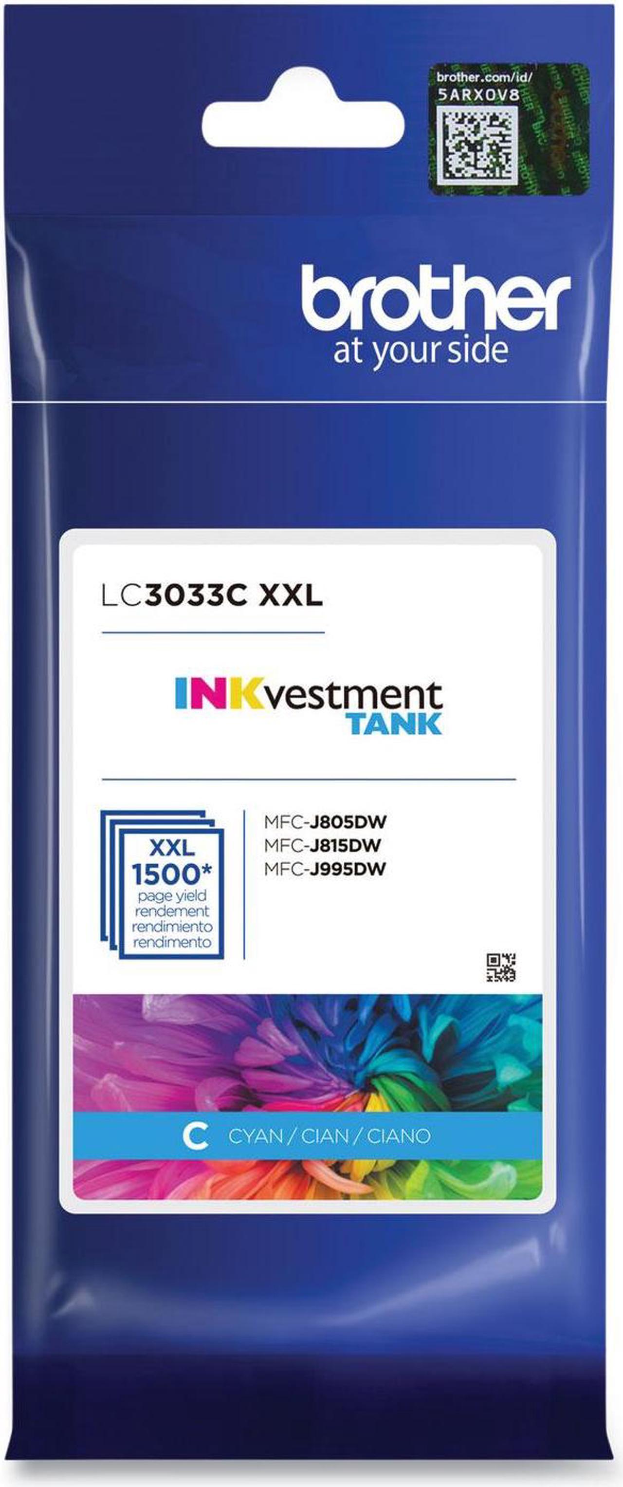 Alt view image 8 of 11 - Brother LC3033C Super High Yield Ink Cartridge - Cyan