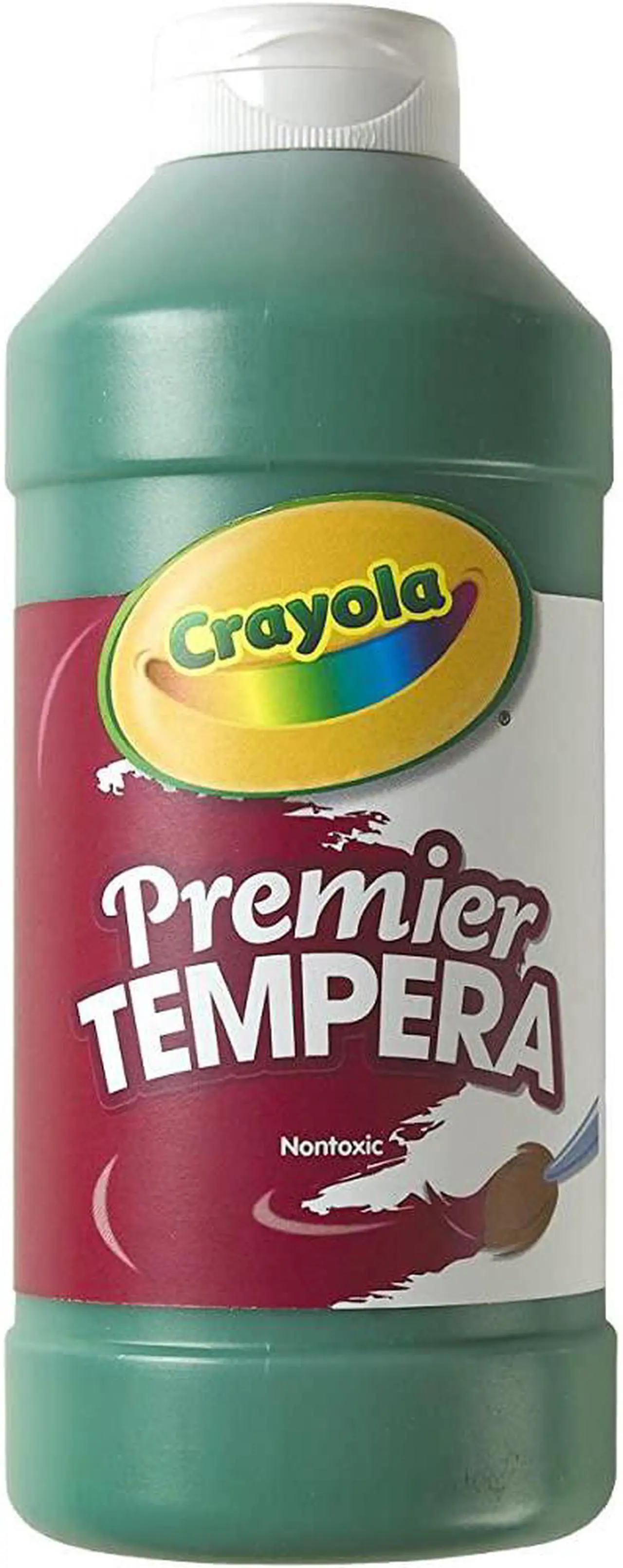 Alt view image 5 of 8 - Crayola. 541216044 Premier Tempera Paint, Green, 16 oz