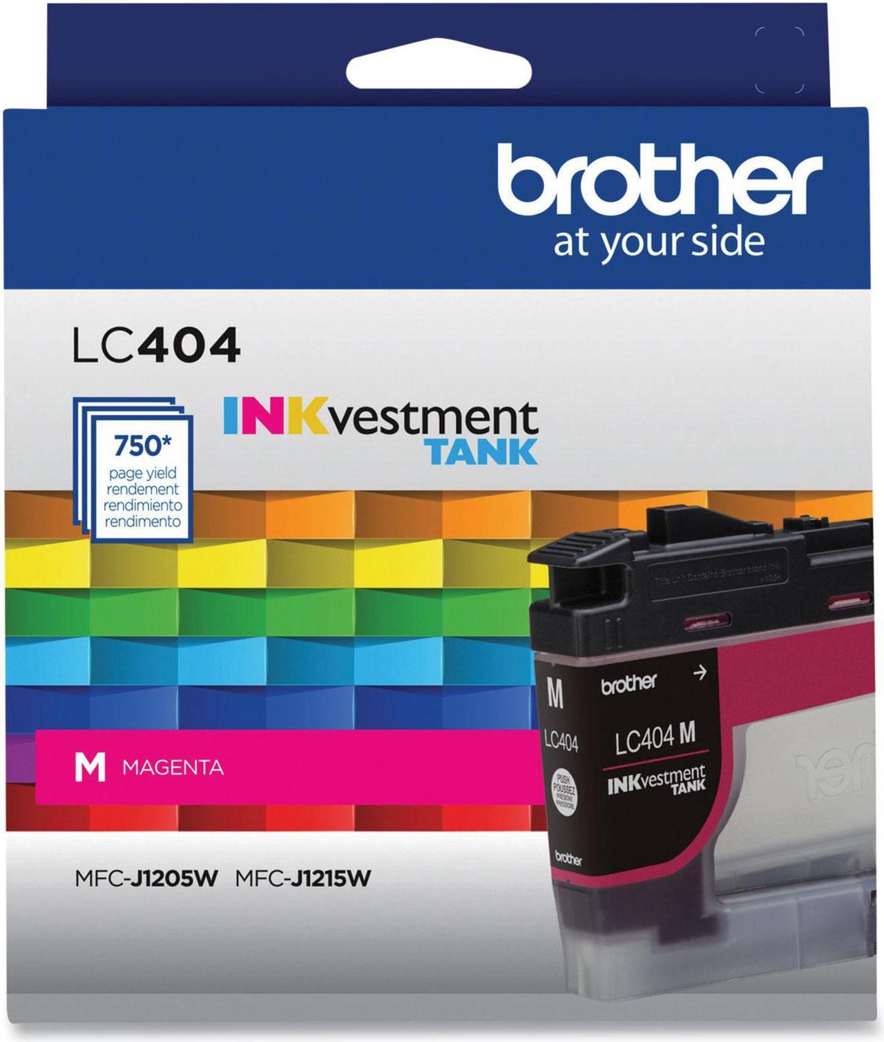 Brother LC404MS INKvestment Ink 750 Page-Yield Magenta