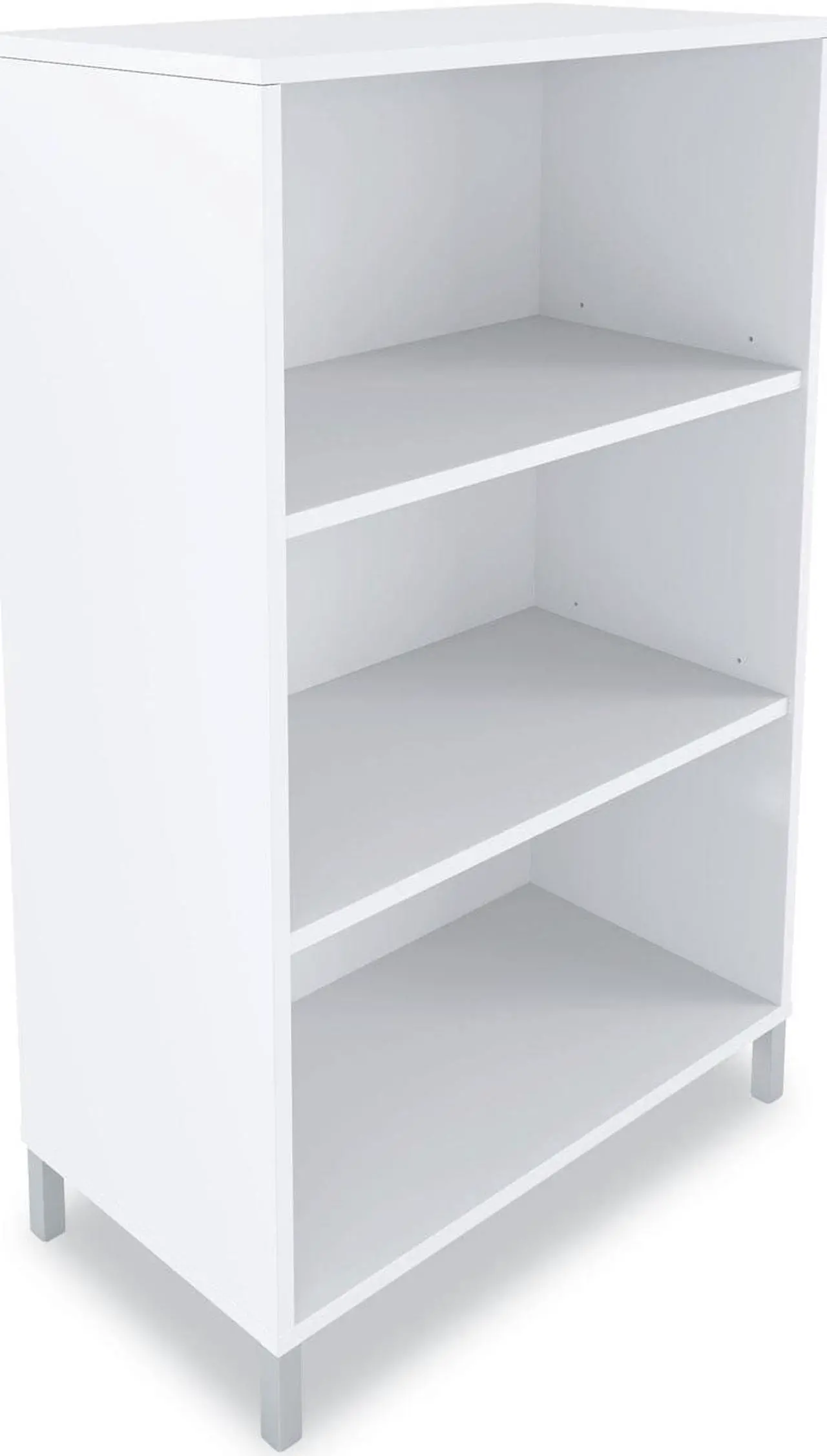 Main image of Union & Scale 3-Shelf Bookcase, 28 x 15 x 45.6, White, Each (UOS24398963)