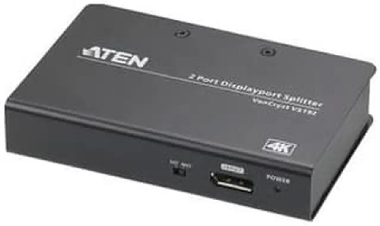 Alt view image 5 of 10 - Aten VS192 2-Port 4K Displayport Splitter With Mst/Sst