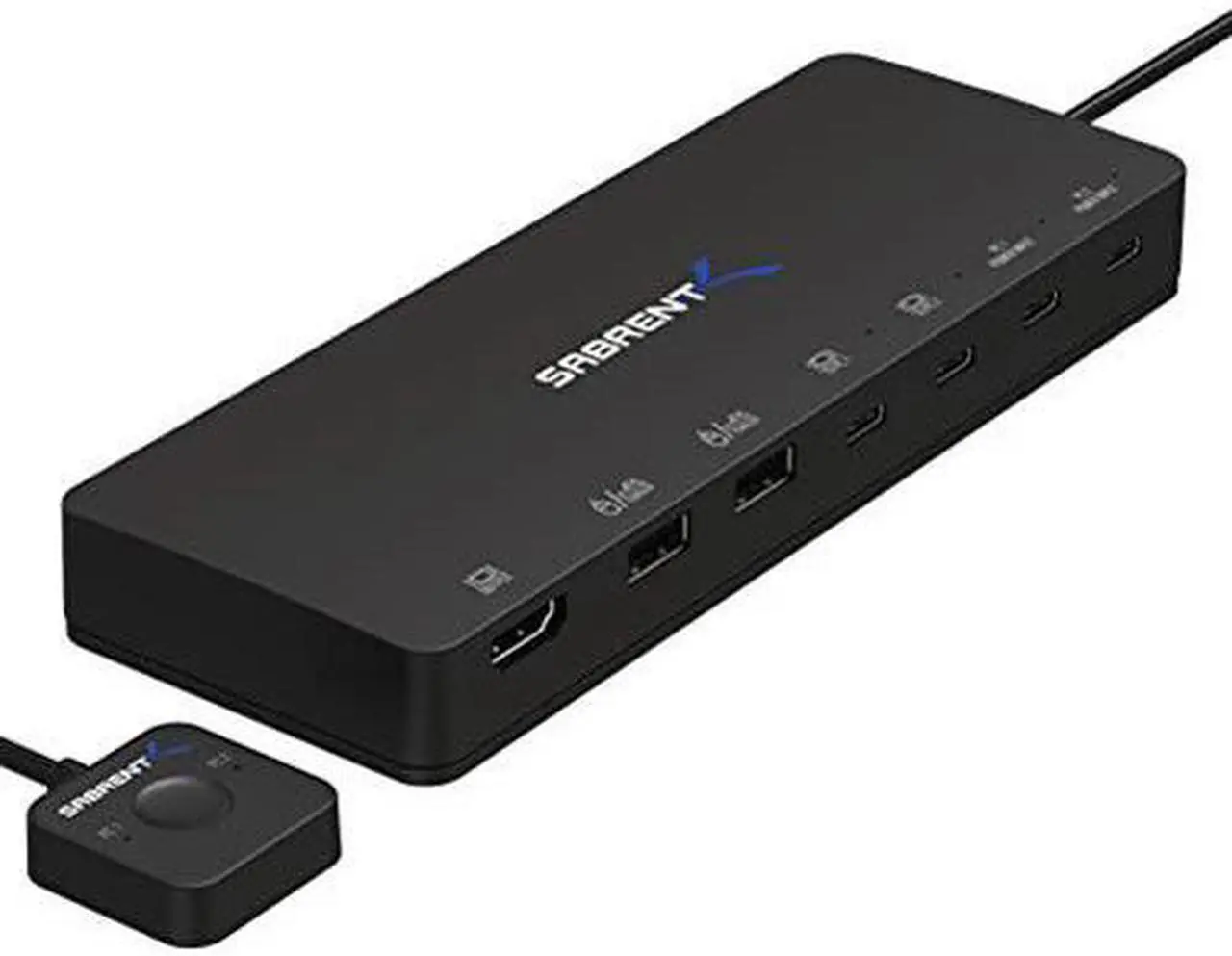 Alt view image 9 of 11 - SABRENT 2-Port USB Type-C KVM Switch with 60 Watt Power Delivery Option (USB-KCPD)