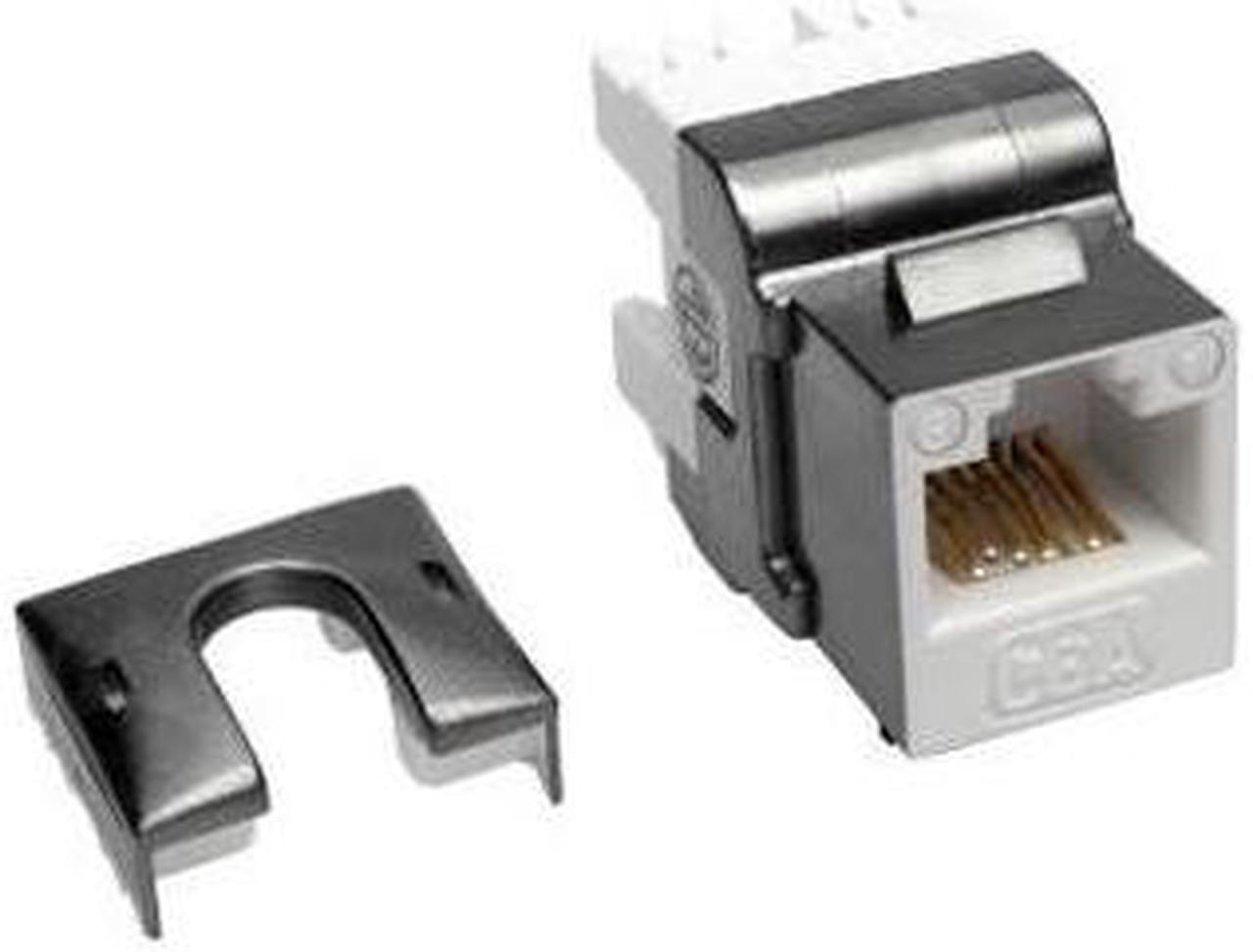 Alt view image 3 of 3 - Tripp Lite Cat6a 110-Style Punchdown RJ45 Keystone Jack, White, TAA