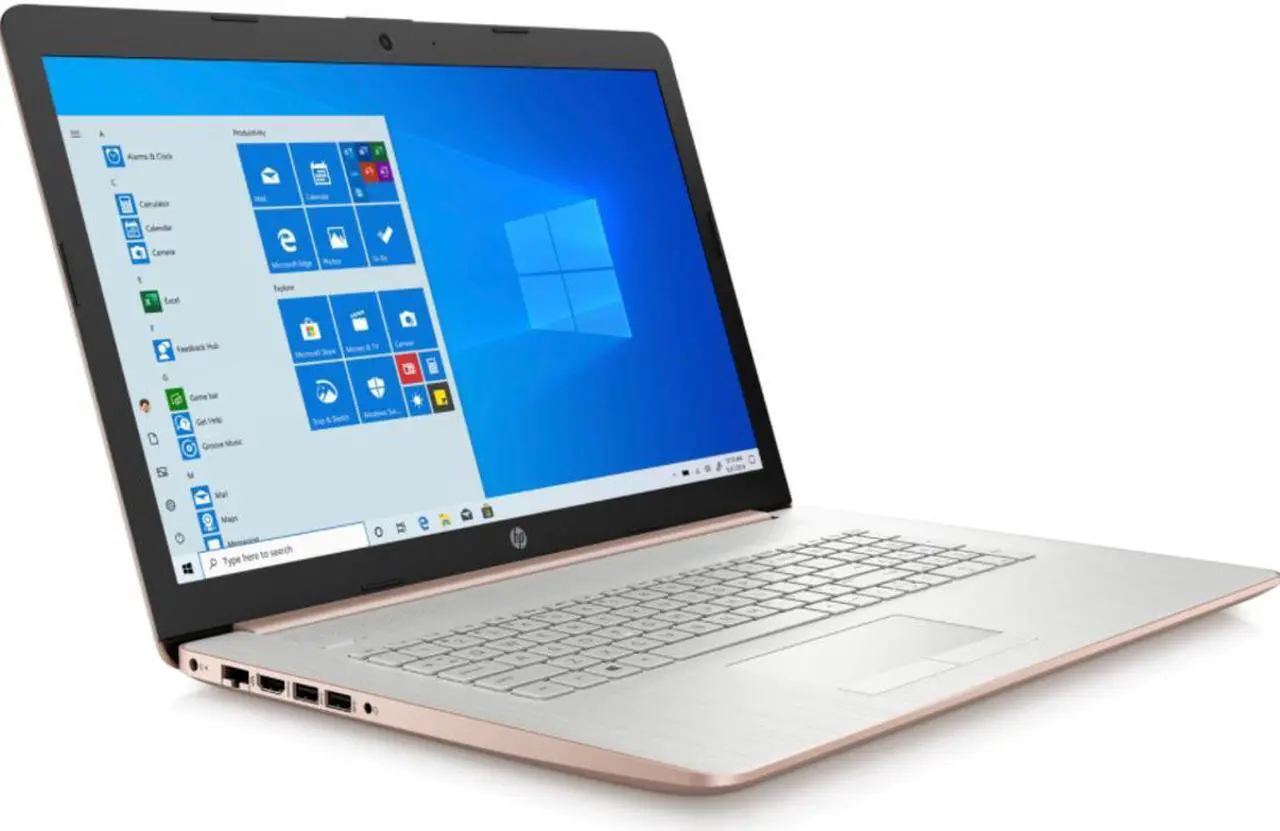Alt view image 3 of 12 - HP Laptop Intel Core i5-1135G7 8GB Memory 256 GB PCIe SSD Intel Iris Xe Graphics 17.3" Non-Touch Screen Windows 10 Home 64-bit 17-by4001ds