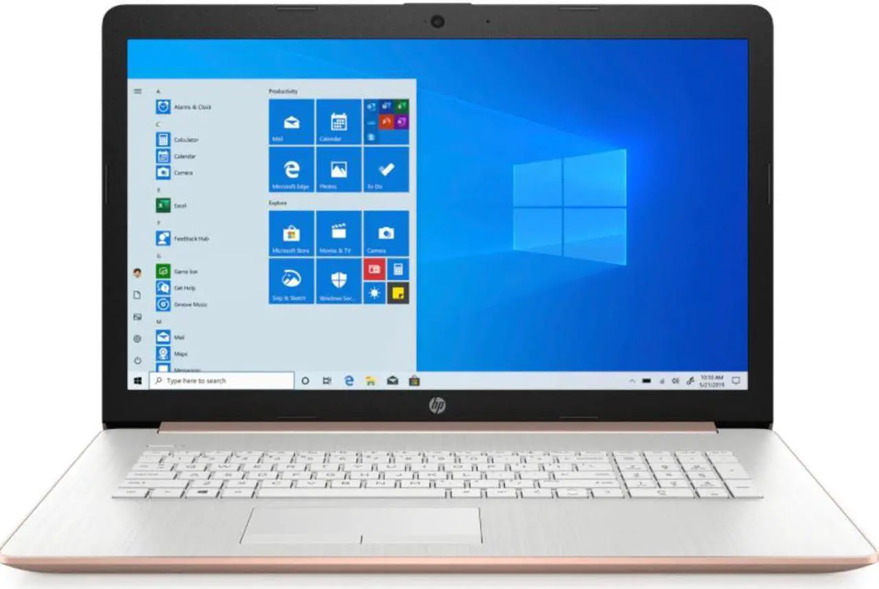 Main image of HP Laptop Intel Core i5-1135G7 8GB Memory 256 GB PCIe SSD Intel Iris Xe Graphics 17.3" Non-Touch Screen Windows 10 Home 64-bit 17-by4001ds