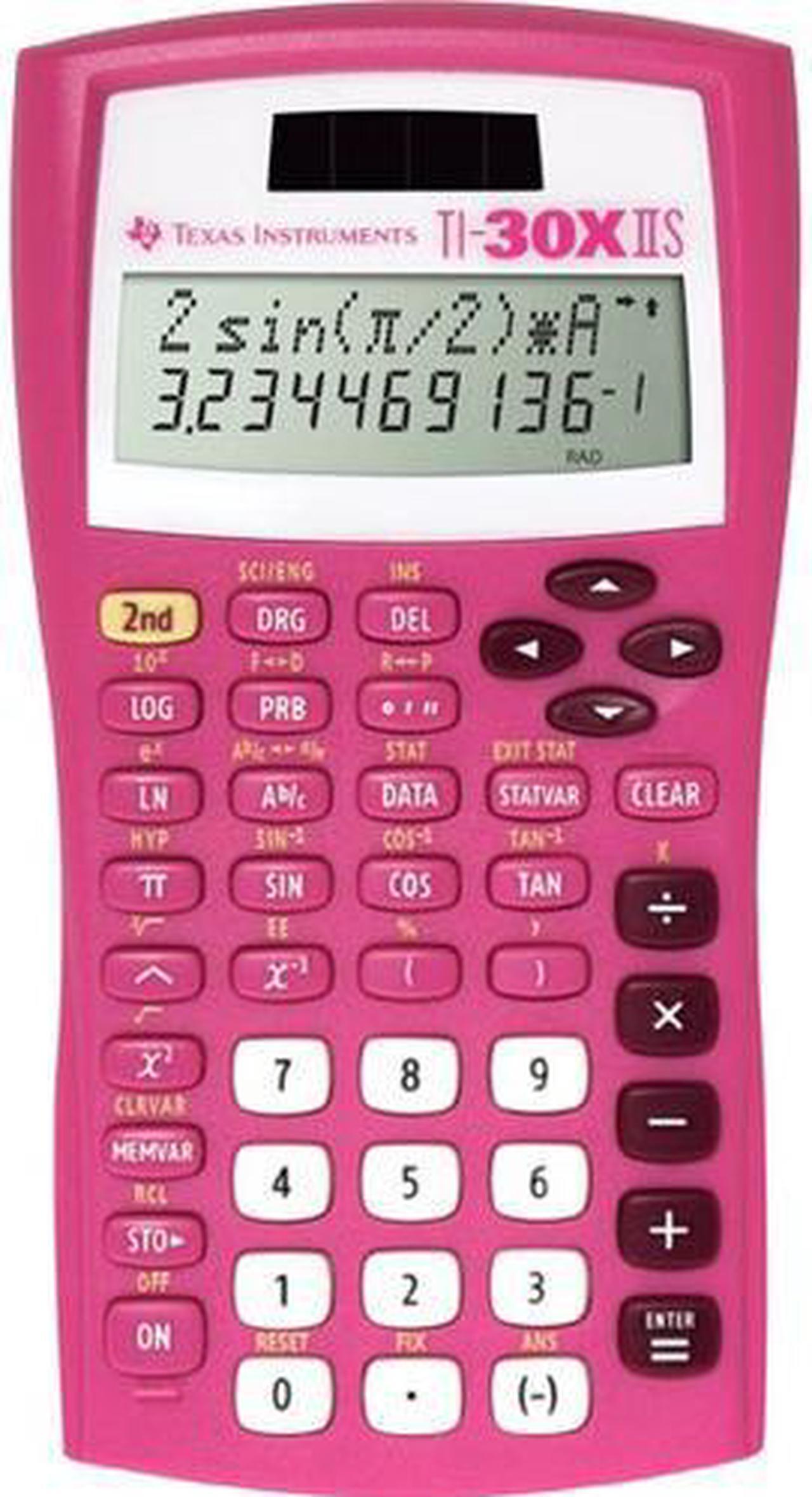 Alt view image 6 of 8 - Texas Instruments TI-30X IIS Scientific Calculator - Pink