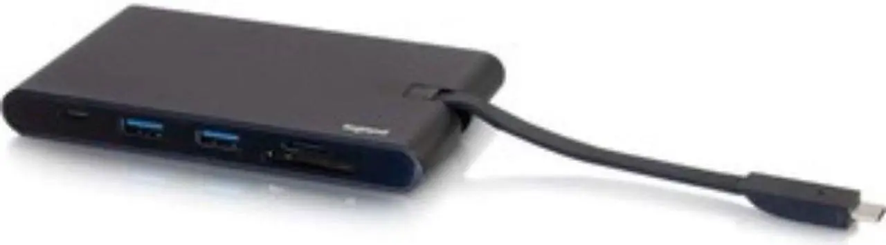 Alt view image 9 of 9 - C2g Usb C Docking Station - Multiport - Hdmi Vga And Ethernet With Power